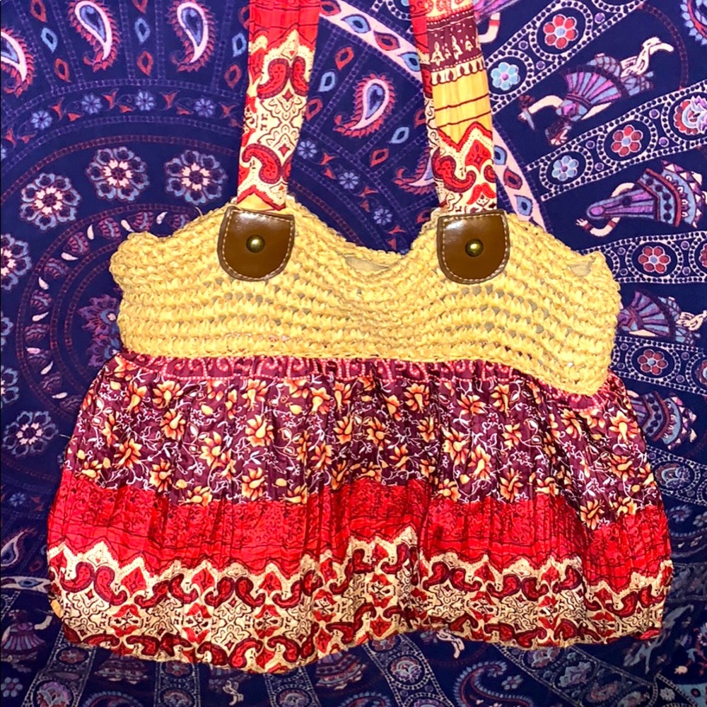 Bohemian purse tote bag
